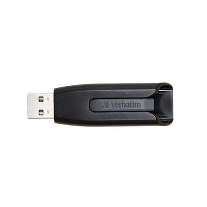 Verbatim 16GB V3 USB3.0 Grey Store'n'Go V3; Retractable USB Storage Drive Memory Stick