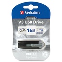 Verbatim 16GB V3 USB3.0 Grey Store'n'Go V3; Retractable USB Storage Drive Memory Stick