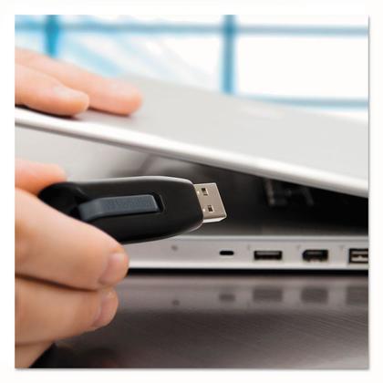 Verbatim 16GB V3 USB3.0 Grey Store'n'Go V3; Retractable USB Storage Drive Memory Stick