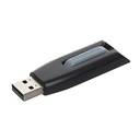 Verbatim 16GB V3 USB3.0 Grey Store'n'Go V3; Retractable USB Storage Drive Memory Stick