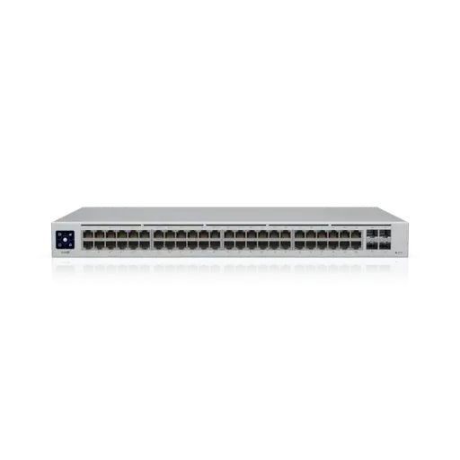 [NHU-USW-48-POE] Ubiquiti UniFi 48-port Managed Gigabit Layer2 switch, 48x Gigabit Ethernet Ports w/ 32x 802.3at POE+, 4x SFP Port Touch Display 195W